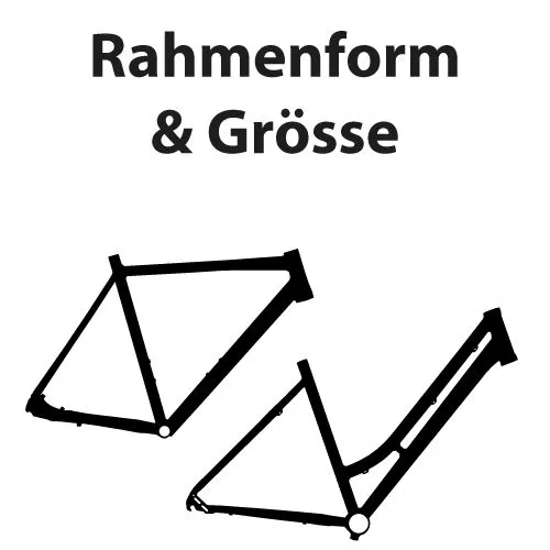 Wählen Sie Ihre Rahmengröße und -form